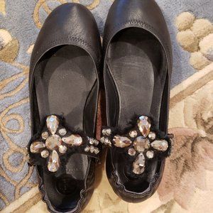 Tory Burch Minnie Reva Ballet Flats Size 8.5